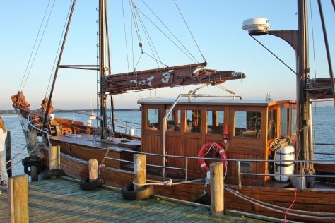 Boote am Salzhaff Rerik