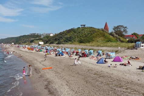 Ostseestrand im Hochsommer am Schmiedeberg