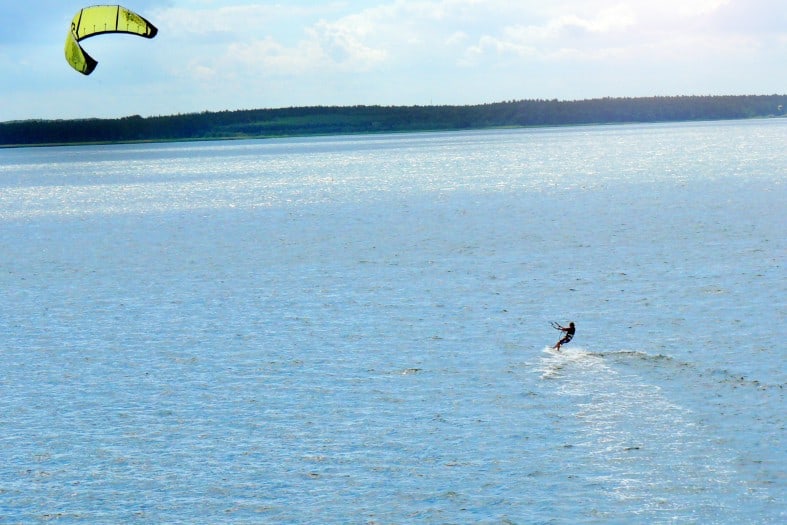 Kytesurfen am Salzhaff